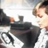 Tatort: Karin Anselm in der Folge „Blasslila Briefe“ aus dem Jahr 1982.