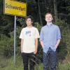 Macher des Schweinfurt-Lexikons: Lukas Stockburger (links) und Christoph Herrmann