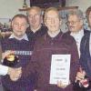 Ernennung: Die Führungsriege des Maibacher Seniorenclubs 50+ ernennt zwei ihrer Mitglieder zum Grand Senior. Von links: Ludwig Mergenthal, Gerd Motzelt, Peter Reinhart, Leo Roth, Waldemar Meier und Werner Look.