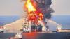 Löschversuche vor dem Untergang: Die Ölbohrinsel „Deepwater Horizon“ im Golf von Mexiko ist im Meer versunken.