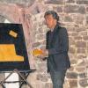 Magie und Literatur: Ein philosophisch-magisches Legespiel boten Bernd Zehnter, Gerd Reitmaier und Horst Taupp-Meisner im Lohrer Weinhaus Mehling.