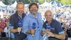 Sie führen in Marktheidenfeld durch das Programm: die Moderatoren Tilmann Schöberl, Uwe Erdelt und Stephan Lehmann (von links).