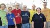 Zusammen 70 Jahre Würzburg-Marathon: die Helfer der ersten Stunde (von links) Melanie Keller, Susanne Krauß, Stefan Lehmann, Harry Piel, Georg Arneth, Monika Stöber und Roman Weigl.