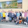 Die Schüler der Klasse 5 b des Franken-Landschulheims erhielten anlässlich des „Welttags des Buches“ eine Führung durch die Druckerei der Abtei Münsterschwarzach.FLSH