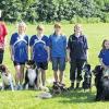 Erfolgreiche Hundeführer wurden beim Hundesportturnier des Vereins für Hundesport Wonfurt ausgezeichnet. Unser Bild zeigt (von links) Klaus Jäger (HF Weißenburg), Manuel Distler (HSF Kitzingen), Heidi Brix, Stefanie Brix, Silke Baumgärtner, Nicole Lorber, Paula Thomann und Fred Jung (alle HF Eltmann).