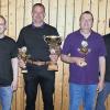 Die Gewinner des Edelweißpokals: Sportwart Kim Schneiker (rechts) mit (von links) Thomas Sauer, Oskar Jungklaus und Volker Titt.