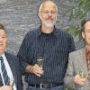 Ein Prosit auf den Familienbund: Der neue Vorstand mit (von links) Alfred Frank, Michael Kroschewski und Dietmar Schwab.