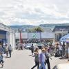 Gut angenommen: Die Märkte in der Kissinger Straße bei der Eröffnung.