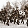 Geschichte: Eine Aufnahme aus dem Jahr 1994, als die US-Armee den Truppenübungsplatz in Wildflecken aufgab. Als die amerikanischen Soldaten abgezogen waren, übernahm die Bundeswehr den Truppenübungsplatz.