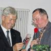Bürgermeister unter sich: Neubrandenburgs OB Paul Krüger mit Bischbrunns Bürgermeister Richard Krebs bei dessen 17. Bürgerreise in die neuen Bundesländer.