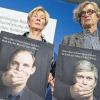 Über das Unrecht sprechen: Christine Bergmann, Missbrauchsbeauftragte der Bundesregierung, und Filmregisseur Wim Wenders bei der Vorstellung der neuen Kampagne der zentralen Anlaufstelle „Unabhängige Beauftragte zur Aufarbeitung des sexuellen Kindesmissbrauchs“.