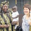 Die Marktheidenfelderin Ulrike Steigerwald (rechts) und die in Bad Mergentheim wohnende Sana Kpante aus Togo besuchten kürzlich ein Kinderheim in der ghanaischen Hauptstadt Accra.