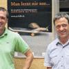 Arbeiten in Finnland: Roland Endres (links) und Luz Thron, Lehrer an der Jakob-Preh-Schule Bad Neustadt, bereiten Schüler auf ihr Praktikum im Ausland vor.