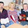Kreatives Trio: Clemens Behr (rechts), Tochter Anke und Klaus Blindenhöfer sind fast fertig mit ihrem Heimatliederbuch.