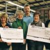 (mds)   Schon seit vier Jahren verschenken Michael und Brigitte Schwab von der Firma KTS in Neustadt statt Weihnachtsgeschenken an ihre Kunden Geld für einen guten Zweck. Bisher gingen die Spenden an die Lebenshilfe Main-Spessart. In diesem Jahr stockten die Schwabs den Spendenbetrag auf und gaben 1000 Euro an die Lebenshilfe sowie 1000 Euro an die Station Regenbogen. Das Patenkind einer Mitarbeiterin sei an Leukämie erkrankt, berichtete KTS-Chef Michael Schwab bei der Spendenübergabe am Montag. Diesen Schicksalsschlag nahm die Belegschaft zum Anlass, Geld zu sammeln. Alle 20 Mitarbeiter sowie die Chefs verzichteten auf jegliche Weihnachtsgeschenke und sammelten stattdessen das Geld. Die Summe, die zusammenkam, stockte Michael Schwab auf einen runden Betrag auf. Diesen übergab er Anni Väth für die Station Regenbogen. Väth bedankte sich bei den Spendern und versprach, den Betrag dort zu nutzen, wo er aktuell und dringend benötigt werde. Auch Ekkehard Auth dankte für die Zuwendung an die Lebenshilfe Main-Spessart. Familien mit behinderten Kindern würden eine enorme Belastung tragen, berichtete er. Gerade im familienentlasteten Dienst für Angehörige schwer behinderter Kinder sei jede Spende wichtig, die für eine Entlastung sorge. Schwab versprach, dass die Spendenaktion von KTS auch in den kommenden Jahren weitergeführt wird.