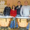 (si)   Stolz präsentieren (von links) Vorsitzender Andreas Tröger, Jugendbeauftragte Vanessa Schmitt, Jugendvorstand Marco Richter und Dirigent Michael Bergmann die neueste Anschaffung der Musikvereinigung Wartmannsroth, zwei nagelneue Pauken. Ihren ersten Einsatz werden sie am Weihnachtskonzert in der St.-Andreas-Kirche in Wartmannsroth haben. Dieses findet am 18. Dezember um 18 Uhr statt und steht unter dem Motto „Was ist Weihnachten“. Die daraus hervorgehenden Spenden der Besucher sollen zur Finanzierung der neuen Pauken beitragen, heißt es in der Pressemitteilung des Vereins.