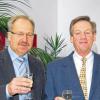 Voller Einsatz für die Stadtwerke: Reinhold Müller (links) und Manfred Kaiser wurden für ihr Engagement geehrt.