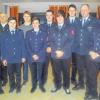 Begeistert zeigten sich Kreisbrandinspektor Stefan Schmöger und Bürgermeister Richard Knaier über die absolut tolle Zahl von sechs neuen Wehrleuten mit Tobias Weisenseel, Julian Della Coletta, Tobias Mellenthin, Lukas Mahlmeister, Philipp Hein und Maximilian Greiner, über die sich auch Kommandant Michael Greiner du Philipp Müller, 2. Vorsitzender des Feuerwehrvereins, sehr freuten.