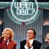 Die drei Moderatoren: „Wetten, dass . .?“-Erfinder Frank Elstner (rechts),  Thomas Gottschalk (links) und Wolfgang Lippert (Mitte).