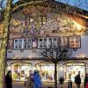 Werbefaktor WM: Geschäfte in Garmisch-Partenkirchen.
