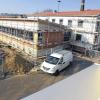 Großprojekte: Die Gemeinde Oerlenbach muss in diesem Jahr einige wichtige Vorhaben abwickeln. Dazu gehören An- und Umbau des Rathauses, wo gerade die Installationen laufen.