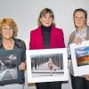 „Frauenqoute“ bei der BSW-Fotogruppe: Gerda Rausch, Carola Becker und Gerlinde Söhlmann (von links) mit ihren ausgezeichneten Bildern.
