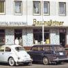 Historische Aufnahme: die Chemische Reinigung Baumgärtner am Hauptbahnhof um 1960.