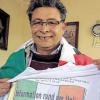 Hält in Würzburg die grün-weiß-roten Farben hoch: Carmelo Lauricella und seine italienische Kulturvereinigung.