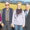 Ehrung beim VdK Donnersdorf-Traustadt: (von links) Vorsitzender Franz Braun, Karl-August Herkert (30 Jahre), Barbara Hülz (zehn Jahre), der stellvertretende Kreisvorsitzende Otto Schulz und Josef Glück (zehn Jahre).