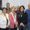 Die Führungsriege des Tennisclubs Lohr: (von links) zweiter Sportwart Roland Zabel, Kassiererin Gisela Messingschläger, Matthias Kunkel (Sponsoring), Jugendwartin Vera Rimpl, erster Sportwart Matthias Mehling, stellvertretende Vorsitzende Susanne Rachor und Vorsitzender Horst Knauer, der letztmals für diesen Posten zur Wahl stand.
