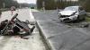 Totalschaden: Auto, Anhänger und Motorrad waren auf der A 7 bei Frickenhausen nur noch ein Trümmerhaufen.