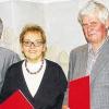 Ehrungen für langjährige Mitglieder: Vorsitzender Gerhard Uhl (links) zeichnete folgende Genossen für ihre Treue zur SPD Albertshofen aus (von links): Herbert Kutschera (40 Jahre), Marianne Blaha (35 Jahre), Gerd Kriesinger und Kurt Hinterstein (je 45 Jahre).