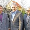 Bestätigt: Gunter Meidel, Bent Hanel und Gerd Fuchs (von links) bleiben die Steuermänner der CSU in Markt Einersheim.