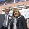 Die Chefs in der neuen Rosengartenklinik: Bernd Donnerhack und Jolante Schutzmeier.