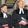 Neu in Neuses – und in anderen Gemeinden des Kitzinger Lands: Pfarrer Ulrich Vogel (rechts) stellte in Neuses am Berg den evangelischen Seelsorger Helmut Oppelt vor.