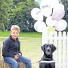 Ein eingespieltes Team: Niklas mit seiner tierischen Heldin Luna.