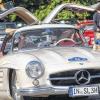 Ein offensichtlich bärenstarker Auftritt: Die legendären 300 SL-Oldtimer begeistern Besitzer wie Betrachter gleichermaßen.