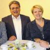Im Gespräch bleiben: Bei einem Frühstück in den Räumen der Main-Post unterhielten sich (hier im Bild von links) die Mainpost-Verkausfsleitererin für Schweinfurt/Gerolzhofen, Martina Reinert, die Geschäftsleute Helmut Wächter und Anja Iff sowie Beate Glotzmann, Leiterin der Tourist-Information Gerolzhofen.