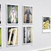 Blick in die Ausstellung mit Newton-Polaroids