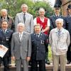 Verdienste um die Feuerwehr Waldzell: Beim Jubiläum zum 125-jährigen Bestehen der Freiwilligen Feuerwehr Waldzell ehrten die Verantwortlichen am Sonntag diese Männer für ihre 25-, 40- und 50-jährige Mitgliedschaft.