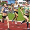 Gelungene Revanche: Corinne Kohlmann (378) von der LG Karstadt-Gambach-Lohr setzte sich über 400 Meter gegen Isabell Hergenröther (93) durch. Über 400 m Hürden drehte die Bad Kissingerin den Spieß um und siegte vor Kohlmann.