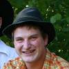 Der Steinacher Frank Schmitt, Frontmann der Band Rhöner Bluat, präsentiert die "Wördlich".