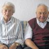 Viel Grund zum Feiern: Nach 60 Jahren glücklichen Miteinanders feiern Ottmar und Maria  Lörzer diamantene Hochzeit.