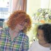 Im Gespräch: Lucy Diakovska und ein Fan.