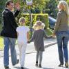 Aufbruch: Karl-Theodor und Stephanie zu Guttenberg ziehen mit ihren Töchtern in die USA. Das Foto entstand im September 2009.