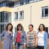 Das Leitungsteam des Seniorenheims Mainbrücke: Direktorin Carmen Rupp, Pflegedienstleiterin Kerstin Koßner, deren Stellvertreterin Nadja Berger, Therapieleiterin Christine Zoubek und Service-Manager Christoph Kosalka (von links).