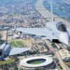 Alarm nach Funkstille: Weil der Pilot einer türkischen Verkehrsmaschine über Funk nicht zu erreichen war, stieg die Alarmrotte der Luftwaffe für Süddeutschland auf. Auf dem Archivbild sind zwei Eurofighter der österreichischen Luftwaffe über dem Fußballstadion in Wien zu sehen.