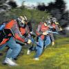 Sie wollen doch nur spielen: Paintball sieht kriegerisch aus, doch die Anhänger empfinden ihren Sport als komplett harmlos.