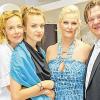 Gala mit Promis: Katja Riemann mit Tochter Paula, Anja und Dr. Josip Bill.