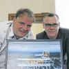 Die Rhön präsentieren: Michael Pfaff von der Tourismus GmbH Bayerische Rhön und Webseiten-Manager Axel Lang präsentierten im Juni 2010 die neue Tourismus-Internetseite rhoen.info.de
